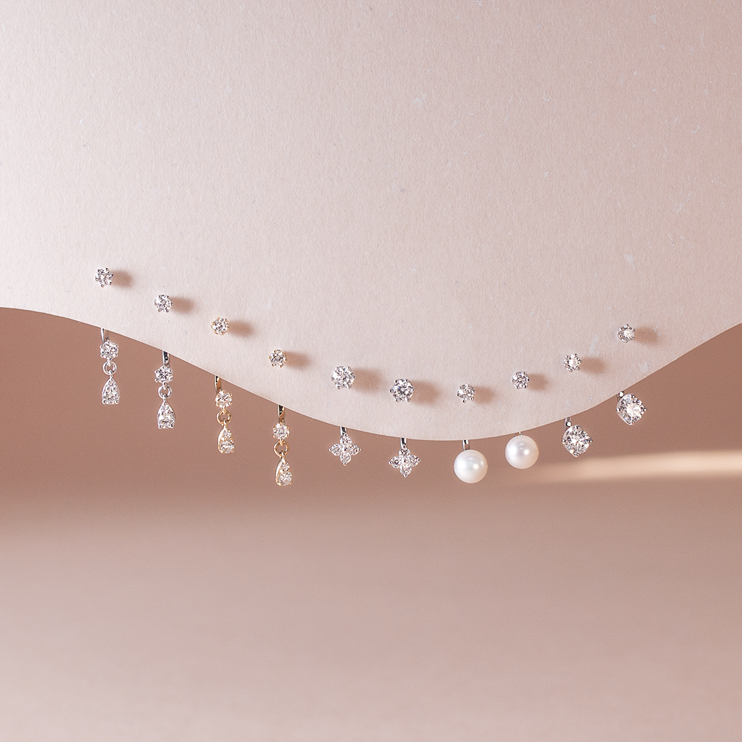 Bliss diamond earring jackets